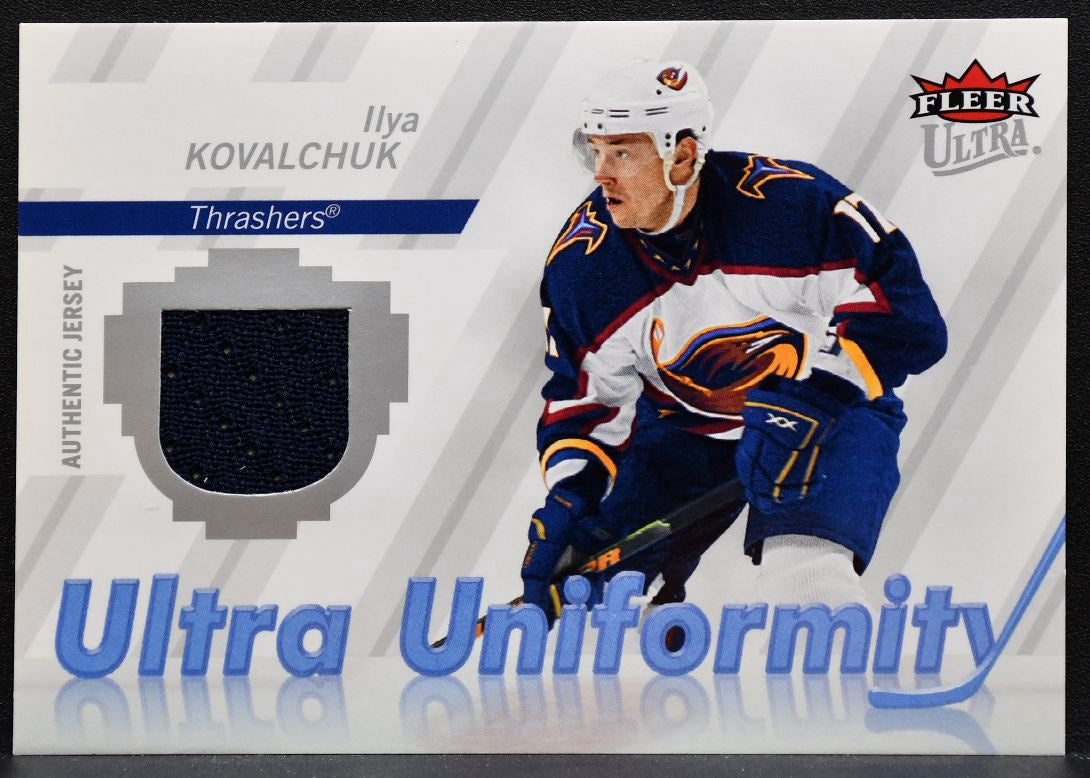2007-08 Fleer Ultra Uniformity Ilya Kovalchuk U-IK Atlanta Thrashers Jersey 4805