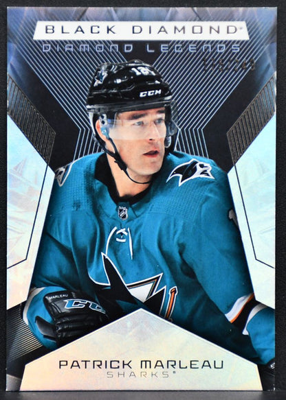 2025-26 UD Black Diamond Legends Patrick Marleau DMR-PM San Jose Sharks 175/249 1206