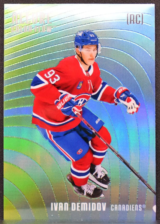 2025-26 Upper Deck Allure Color Flow Green-Blue Ivan Demidov CF-22 RC 7145