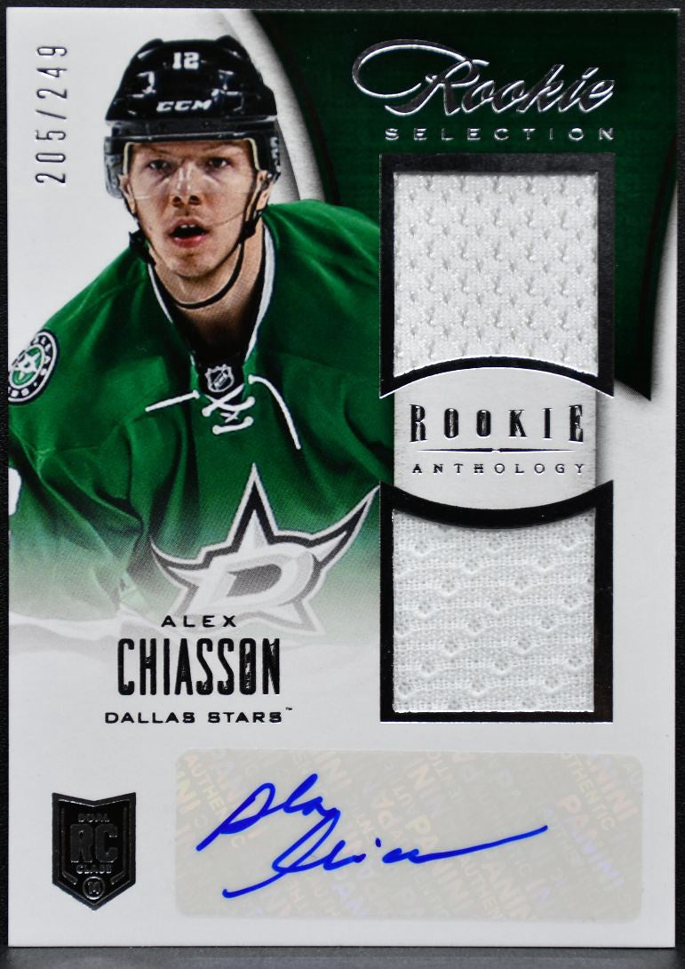 2013-14 Panini Rookie Anthology Selection Chiasson RC Auto /249 Jersey 7277