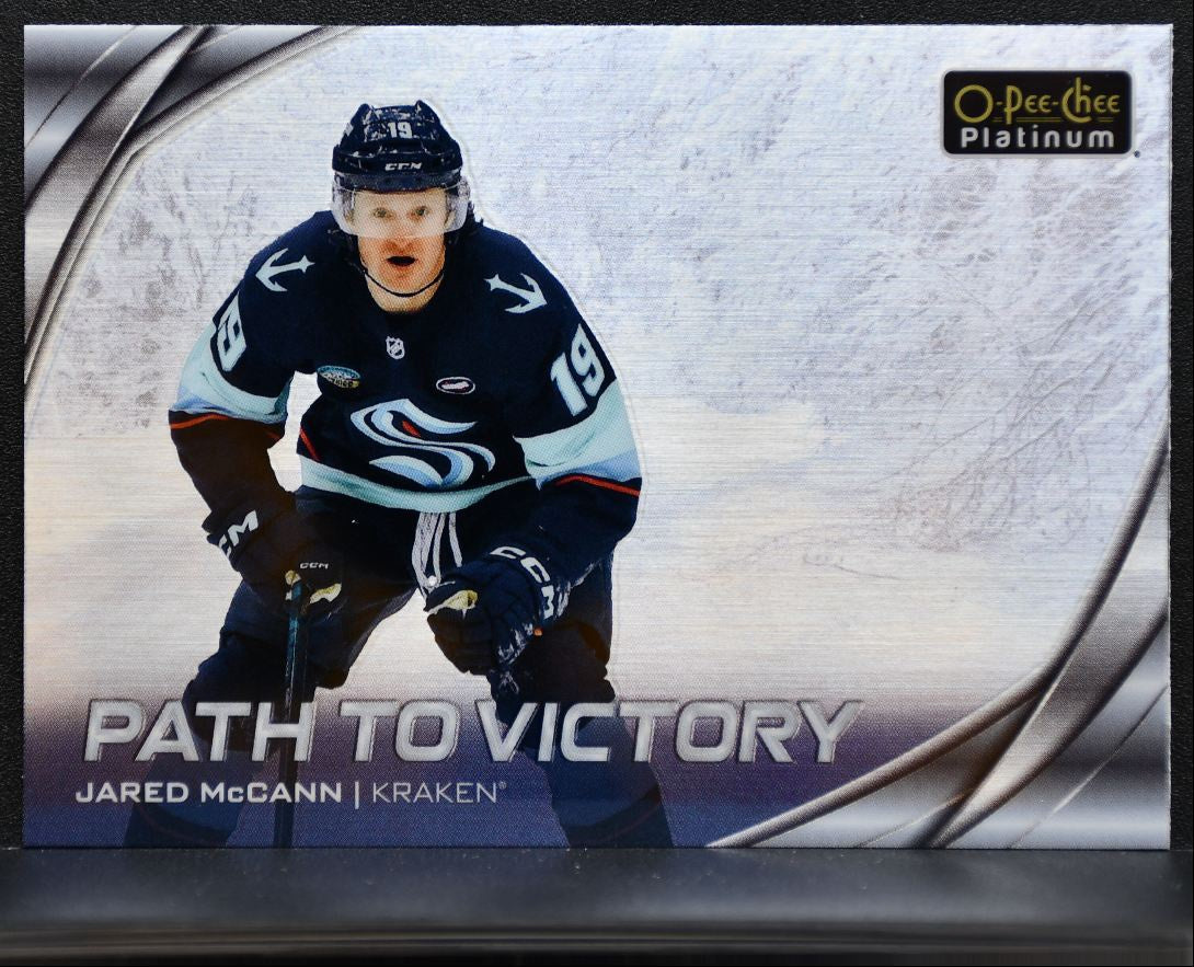 2025-26 O-Pee-Chee Platinum Path to Victory Jared McCann Seattle Kraken 3680