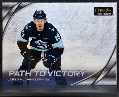 2025-26 O-Pee-Chee Platinum Path to Victory Jared McCann Seattle Kraken 3680