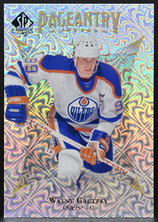 2021-22 SP Authentic Pageantry Wayne Gretzky P-81 Edmonton Oilers 4575