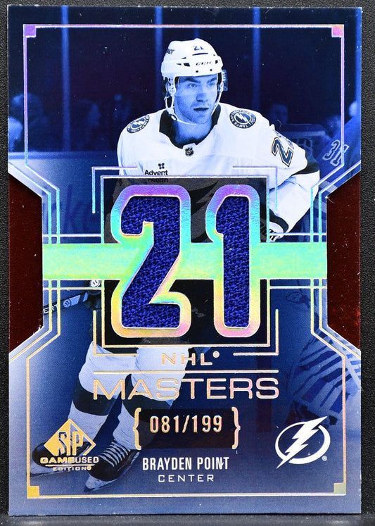 2025-26 SP Game Used NHL Masters Jersey Brayden Point Lightning Jersey 6781
