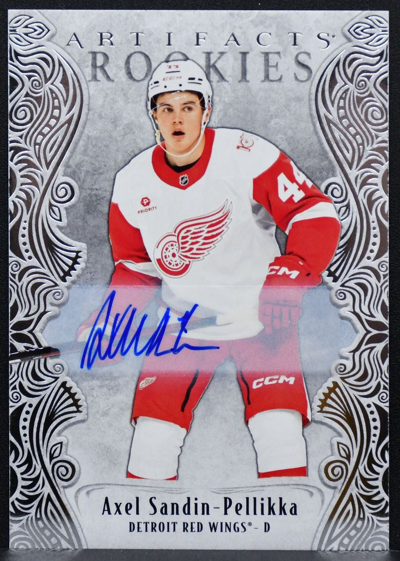 2025-26 UD Artifacts Rookies Auto Redemptions Axel Sandin-Pellikka RC Auto 6452