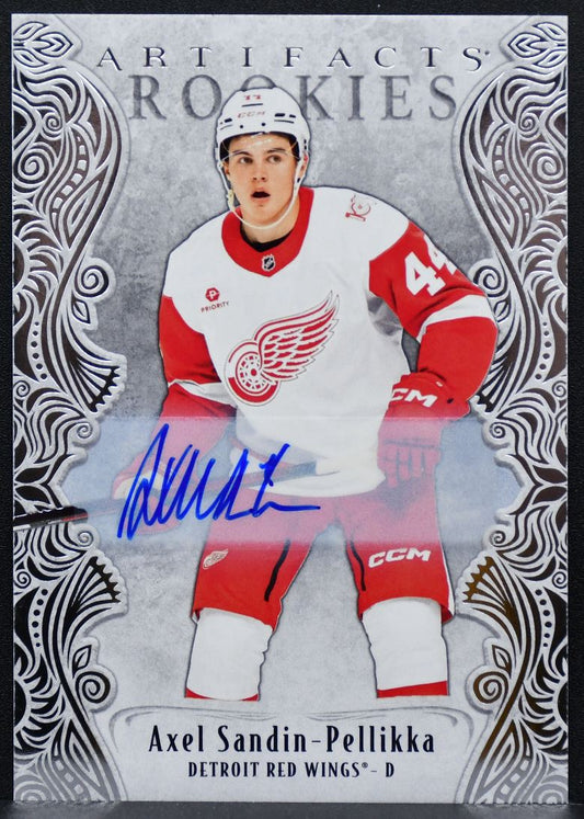 2025-26 UD Artifacts Rookies Auto Redemptions Axel Sandin-Pellikka RC Auto 6452