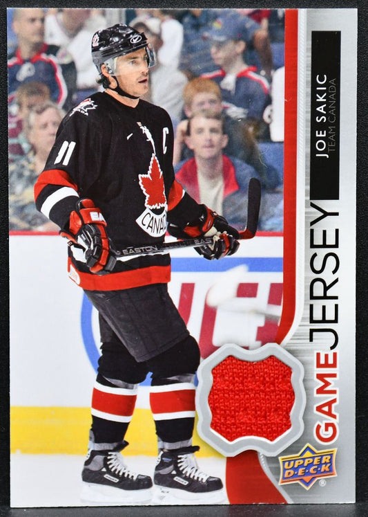 2014-15 Upper Deck Series 2 Game Jersey Joe Sakic GJ-JS Team Canada Jersey 3644