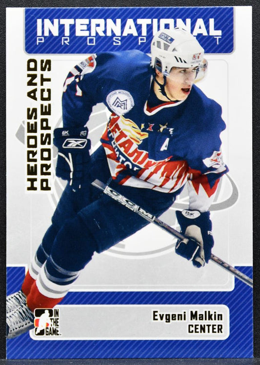 2006-07 In The Game Heroes and Prospects Malkin 135 Metallurg Magnitogorsk 8922