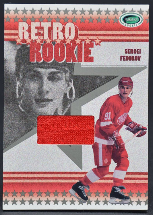 Maillot rétro de recrue Sergei Fedorov RR-14 de Parkhurst, saison 2004-2005.