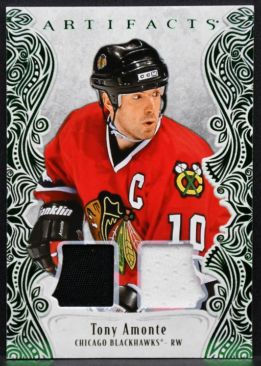 2025-26 Upper Deck Artifacts Emerald Material Tony Amonte 155 04/25 Jersey
