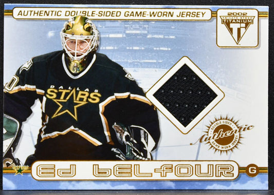 2001-02 Pacific Private Stock Titanium Double-Sided Belfour/Turgeon Jersey 6715
