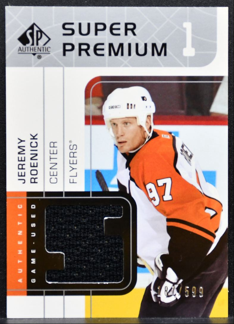 2002-03 SP Authentic Super Premium Jersey Jeremy Roenick 187/599 Jersey 2257