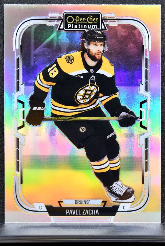 2025-26 O Pee Chee Platinum Rainbow Pavel Zacha 12 Boston Bruins 7603
