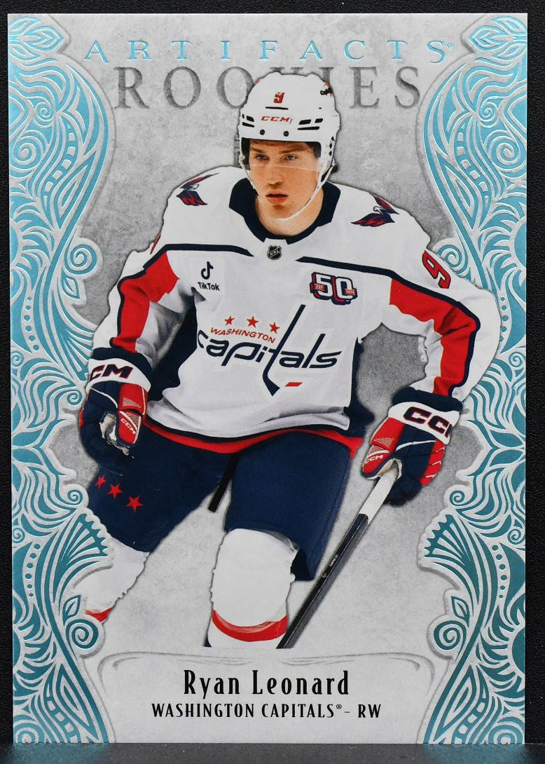 2025-26 Upper Deck Artifacts Rookies Metallic Blue Ryan Leonard RC 12/40 6490