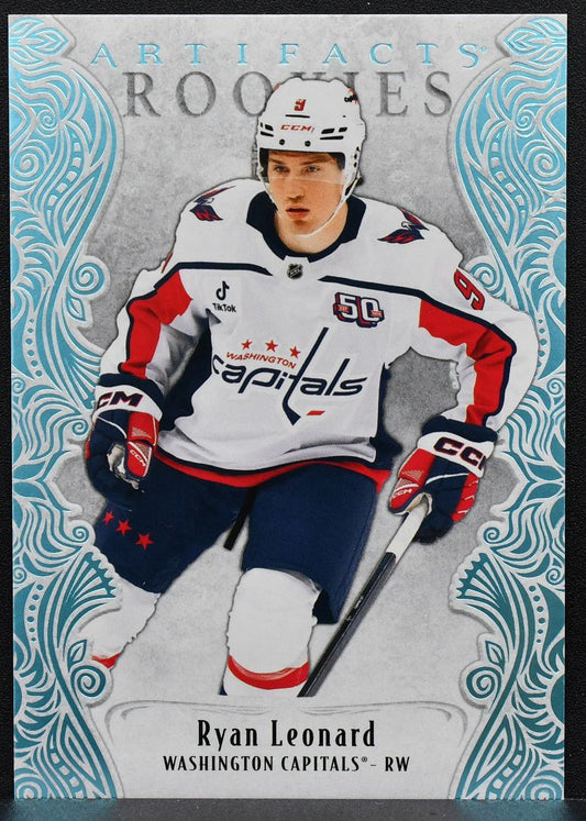 2025-26 Upper Deck Artifacts Rookies Metallic Blue Ryan Leonard RC 12/40 6490
