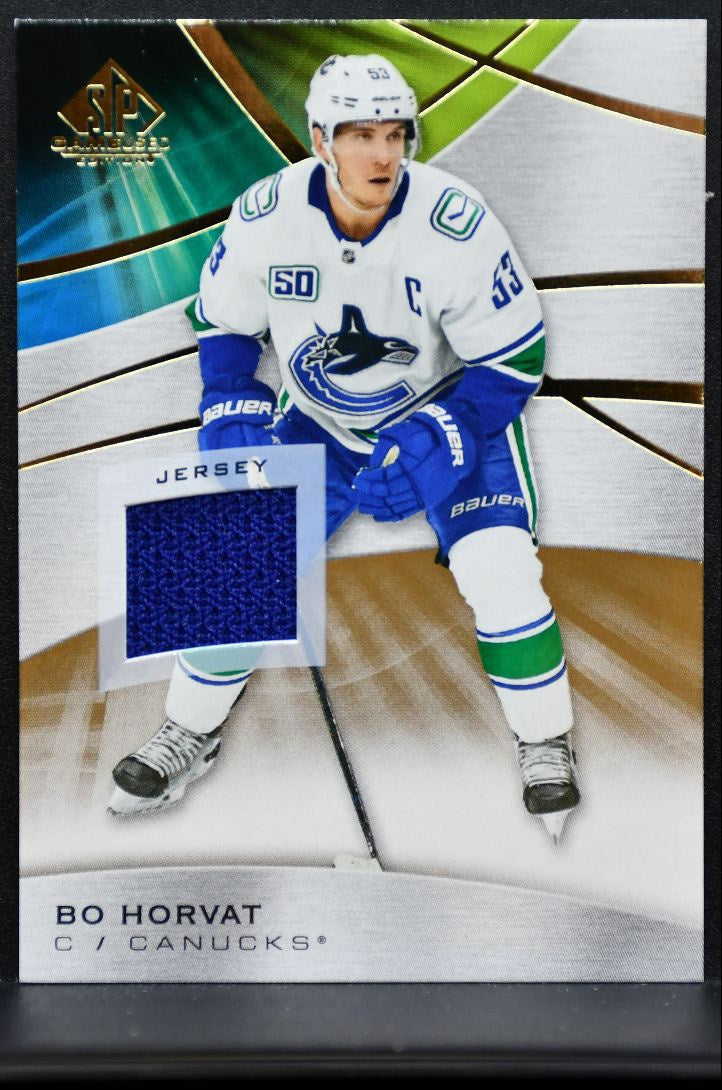 2019-20 SP Game Used Jersey Bo Horvat 21 Vancouver Canucks Jersey 6149