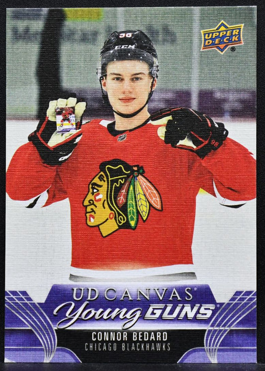 2024-25 UD Extended Series UD Canvas Young Guns Connor Bedard C382 RC
