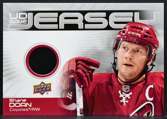 2010-11 Upper Deck Series 2 UD Game Jerseys Shane Doan Coyotes Jersey 6630