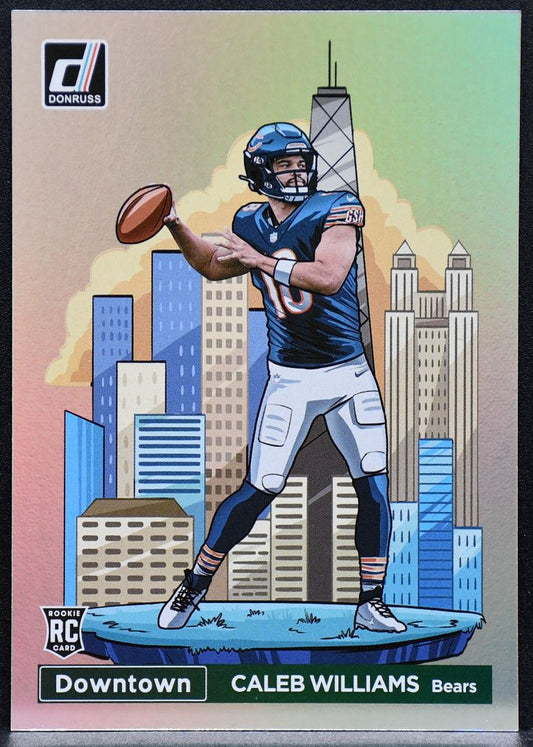 2024-25 Donruss Football Downtown Rookies Caleb Williams 21 Chicago Bears RC
