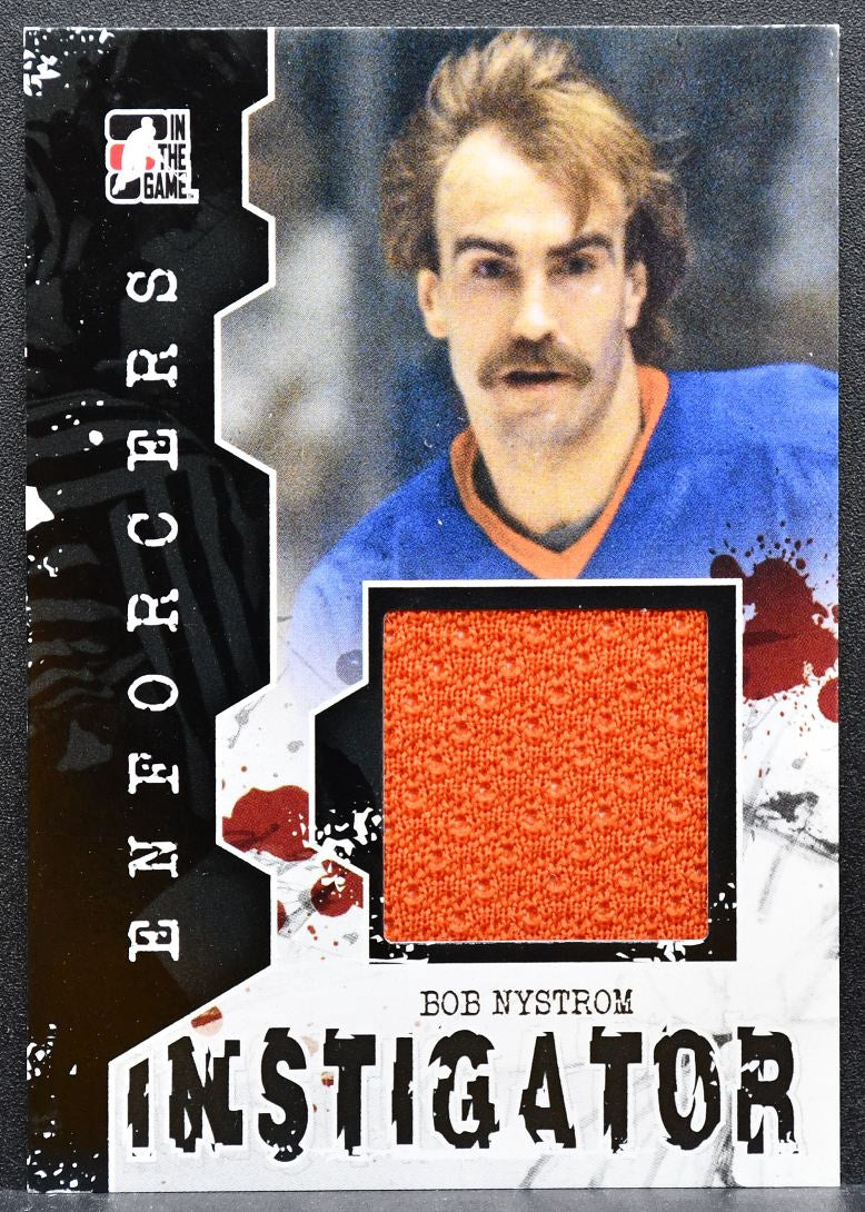 2011-12 ITG Enforcers Instigator Jerseys Bob Nystrom I-41 Islanders Jersey 0994