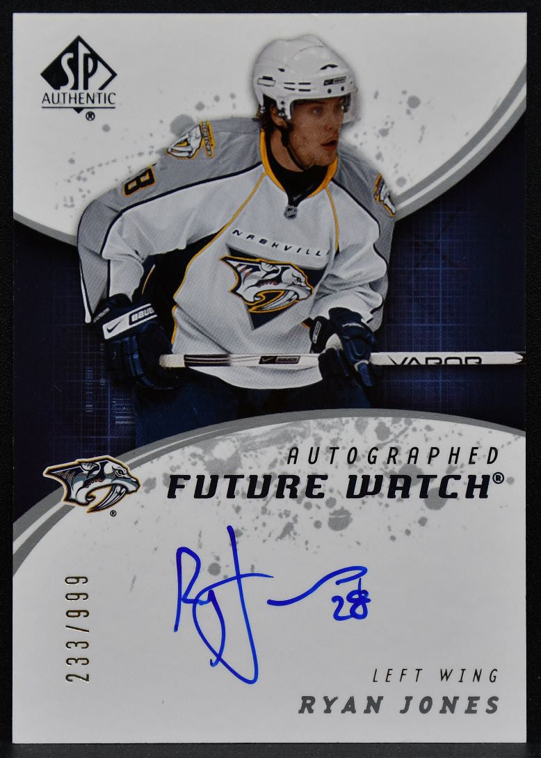 2008-09 SP Authentic Future Watch Jones 194 SP Authentic RC Auto 233/999 6146