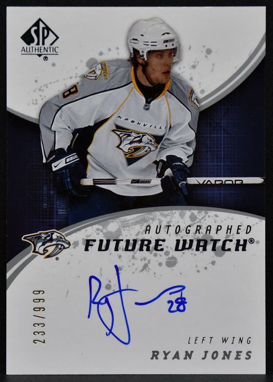 2008-09 SP Authentic Future Watch Jones 194 SP Authentic RC Auto 233/999 6146