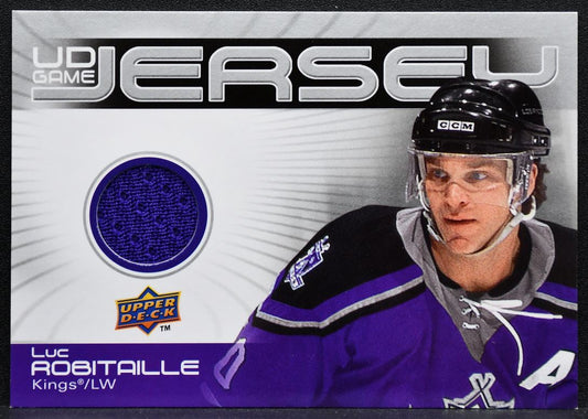 2010-11 Upper Deck Series 1 Game Jersey Luc Robitaille GJ-LR Kings Jersey 8344