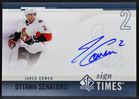 2010-11 SP Authentic Sign of the Times Jared Cowen Ottawa Senators Auto 9602