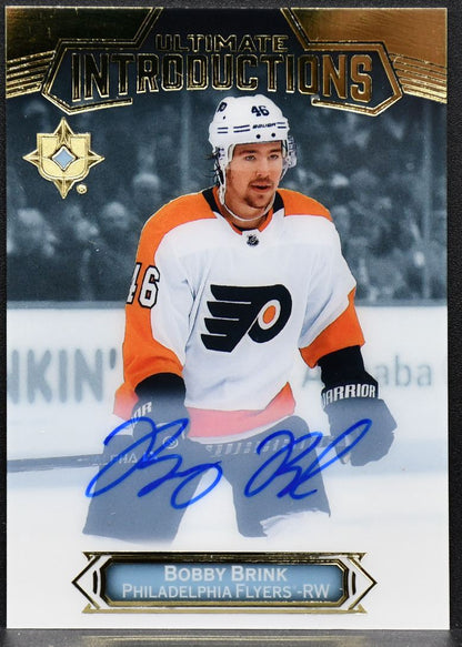 2022-23 UD Ultimate Collection Introductions Auto Bobby Brink UI-64 RC Auto