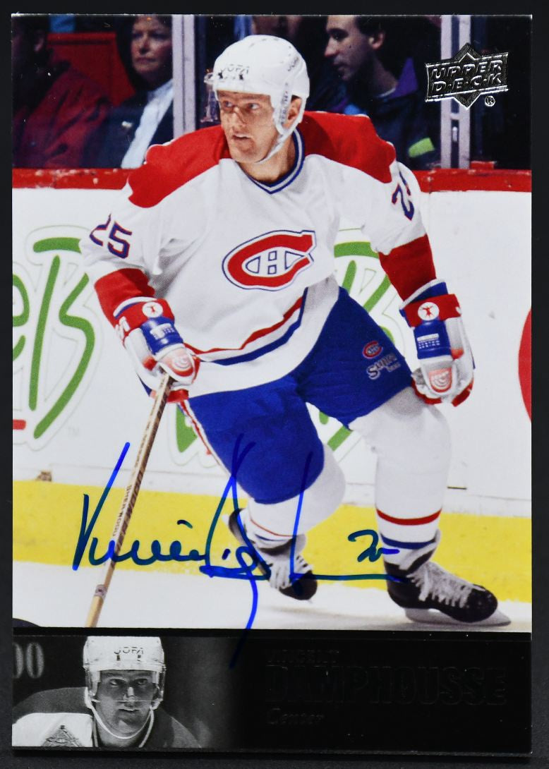 2013-14 UD Ultimate Collection Vincent Damphousse AL-61 Auto