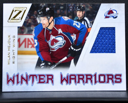 2010-11 Panini Zenith Winter Warriors Materials Hejduk Jersey 2135