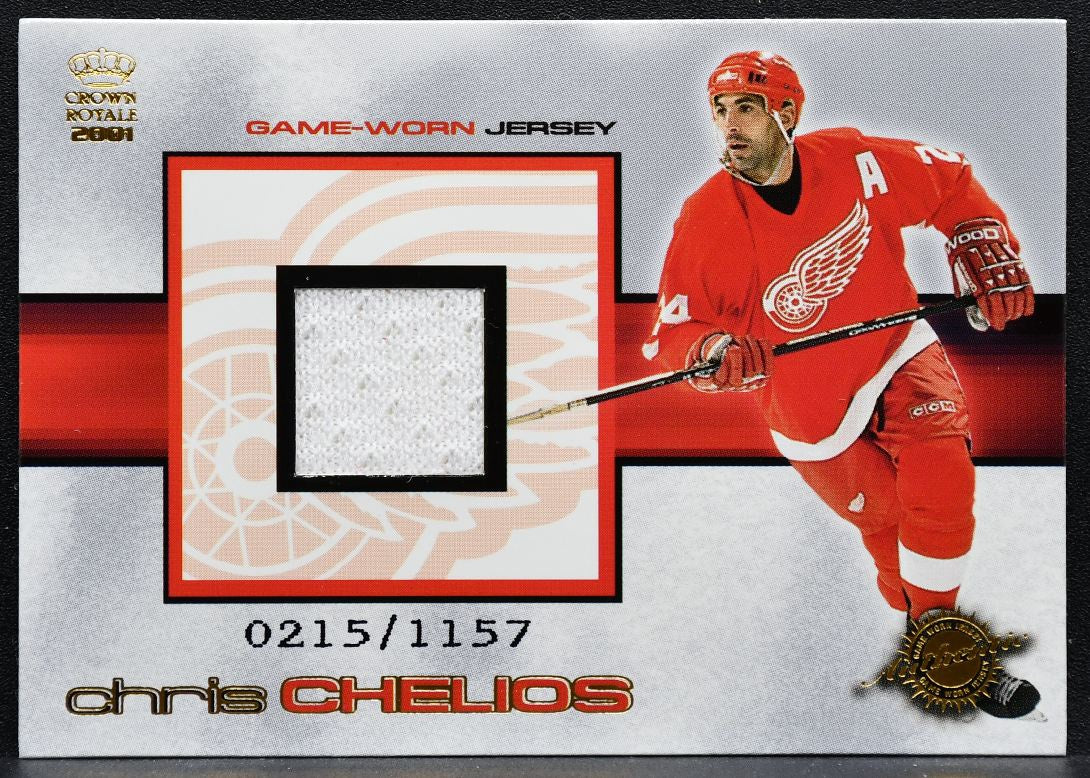 2000-01 Pacific Crown Royale Jersey Chris Chelios 0215/1157 Jersey 3384