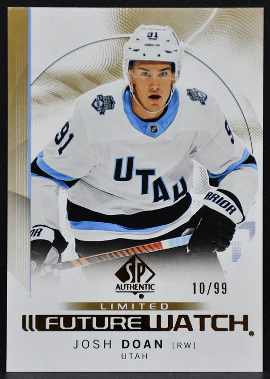 24-25 SP Authentic Future Watch Limited Gold Josh Doan 132 Coyotes RC 10/99 1748