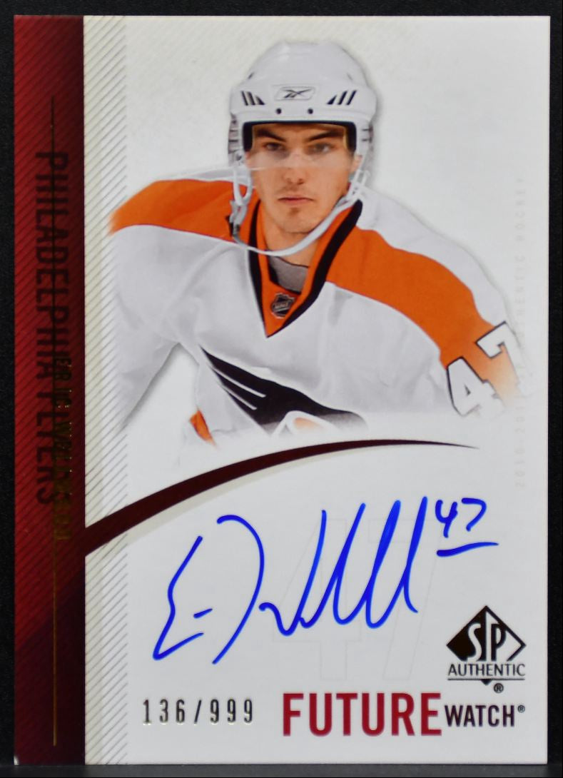 2010-11 SP Authentic Future Watch Auto Eric Wellwood Flyers RC Auto 136/999 9717