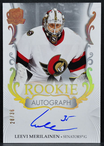 2023-24 UD The Cup Rookie Auto Gold Spectrum Foil Merilainen RC Auto 7085