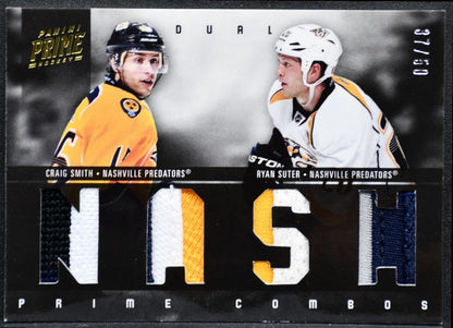 2011-12 Panini Prime Combos Dual Jerseys Smith/Suter /50 Patch 6911