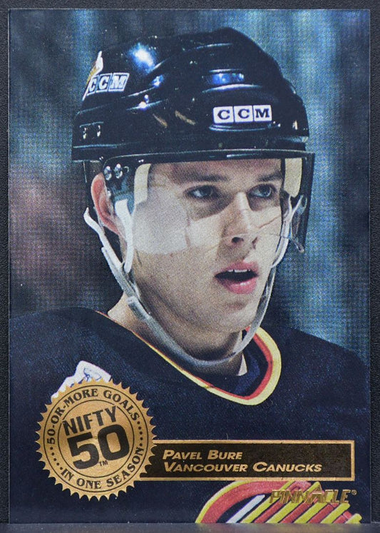 1993-94 Pinnacle Nifty 50 Pavel Bure 6 Vancouver Canucks 8600