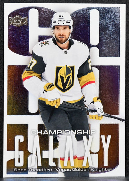 2025-26 SkyBox Metal Universe Championship Galaxy Theodore Golden Knights 9799