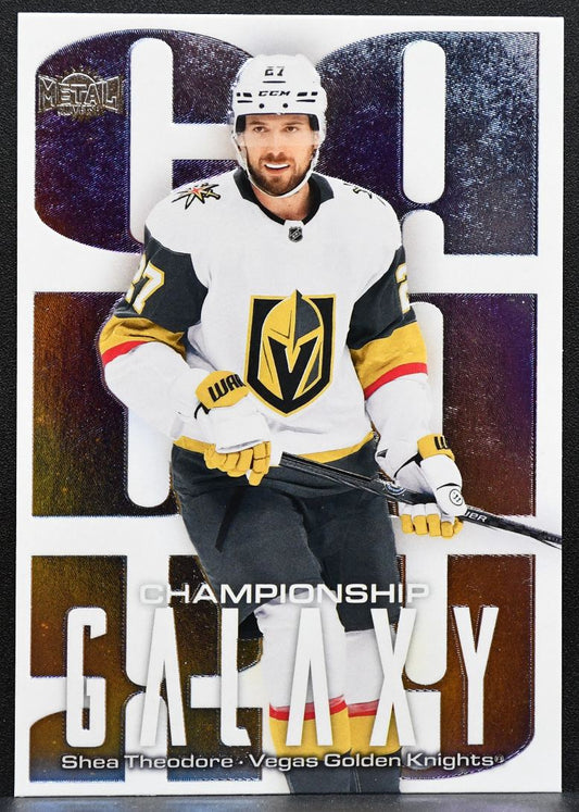 2025-26 SkyBox Metal Universe Championship Galaxy Theodore Golden Knights 9799