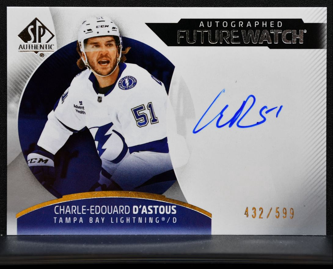 2025-26 SP Authentic Future Watch Auto Horizontal D'Astous RC Auto 432/599 2522