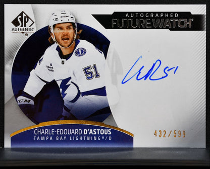 2025-26 SP Authentic Future Watch Auto Horizontal D'Astous RC Auto 432/599 2522
