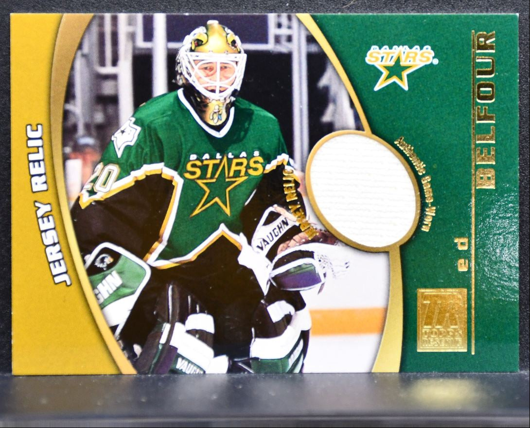 2001-02 Topps Reserve Jerseys Ed Belfour TR-EB Dallas Stars Jersey 2882