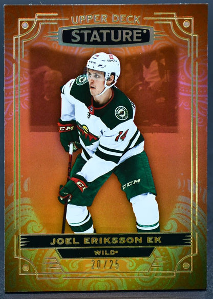 2022-23 UD Stature Joel Eriksson Ek 50 Minnesota Wild 20/25