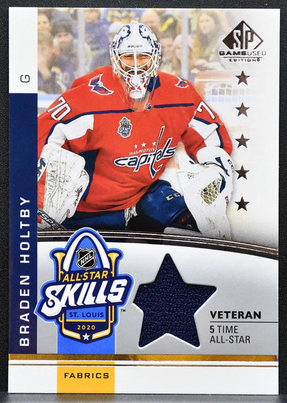 2020-21 SP Game Used NHL All-Star Skills Fabrics Braden Holtby Jersey 4744