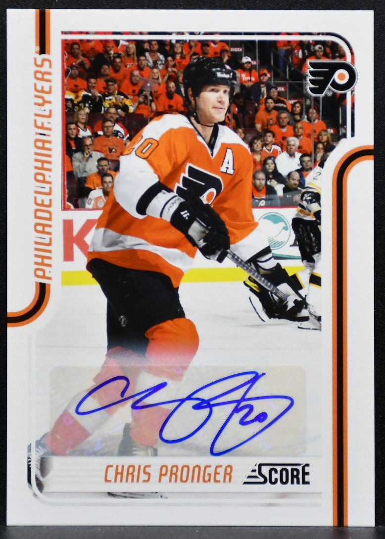 2011-12 Panini Score Signatures Chris Pronger 347 Philadelphia Flyers Auto 6709