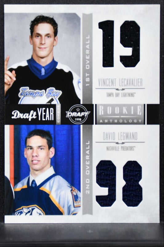 2011-12 Panini Rookie Anthology Draft Year Jersey Lecavalier/Legwand Jersey 4855
