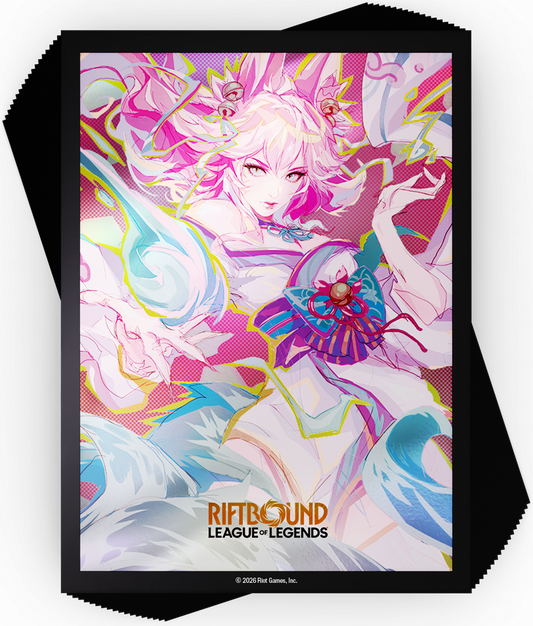 Riftbound TCG Spiritforged Art Sleeves - Spirit Blossom Ahri 100ct