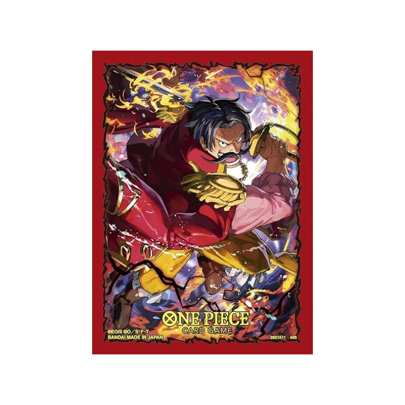 Fournitures pour cartes à collectionner Bandai One Piece - Protège-cartes - Gol.D.Roger (70 protège-cartes)