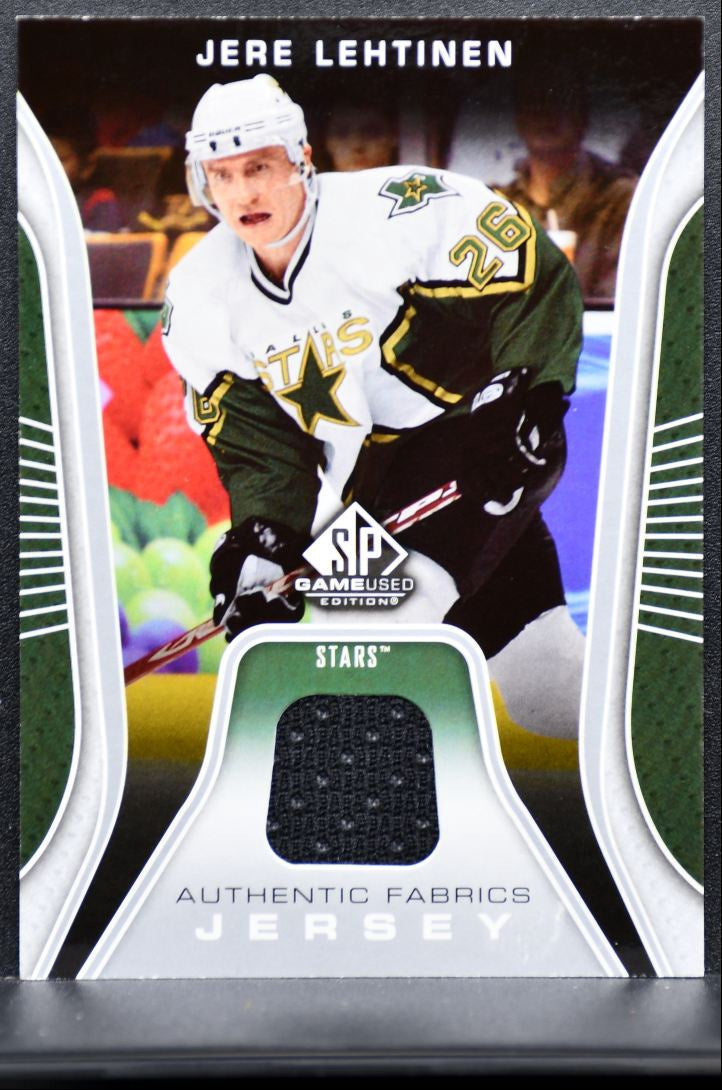 2006-07 SP Game Used Authentic Fabrics Jere Lehtinen AF-JL Jersey 2265