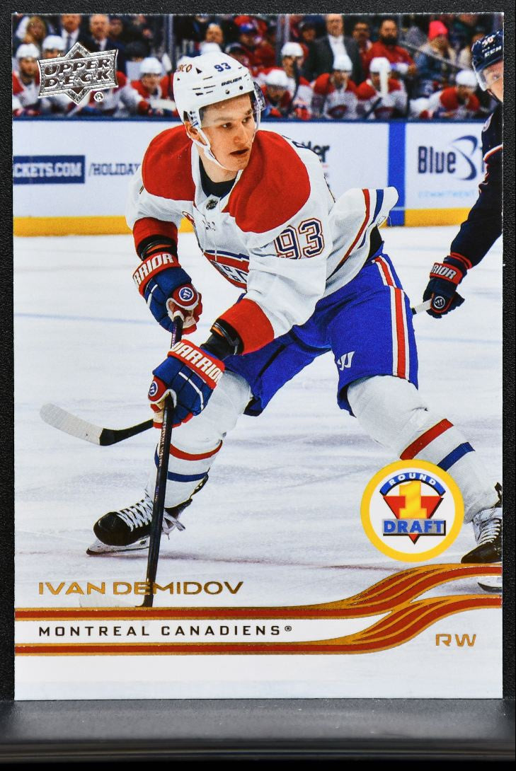 2025-26 Upper Deck Extended Series Round 1 Draft Ivan Demidov Canadiens RC 1457